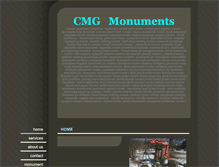 Tablet Screenshot of cmgstone.com